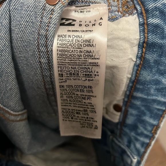 Billabong for wrangler denim shorts - Picture 6 of 6